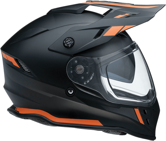 Z1R Range Uptake Helmet -Black/Orange - side - view