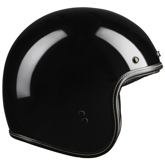 Highway 21 .38 Retro Helmet - Black Side View