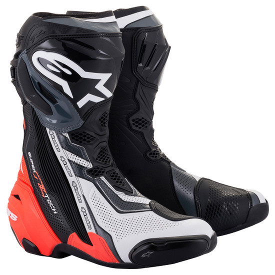 Alpinestars Supertech-R V2 Vented Boots - Black/Red