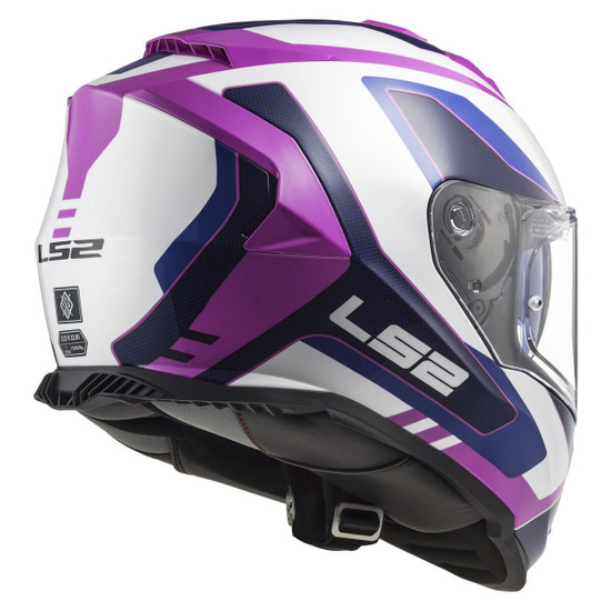 LS2 Women's Assault Techy Helmet-Rear-View