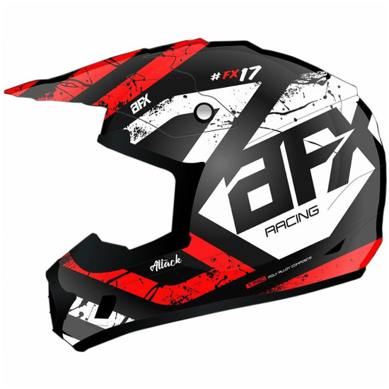 AFX FX-17 Youth Attack Helmet - Red