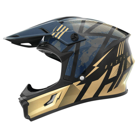 THH T710X Battle Helmet - Black/Gold