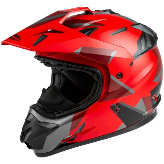 GMax GM-11S Ripcord Adventure Snow Helmet-Black/Red-Non-Shield-View