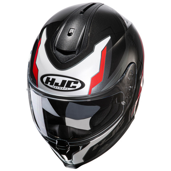 HJC C70 Silon Helmet - Red Top View