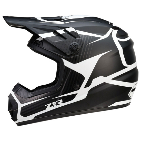 Z1R Youth Rise Flame Helmet - Left View