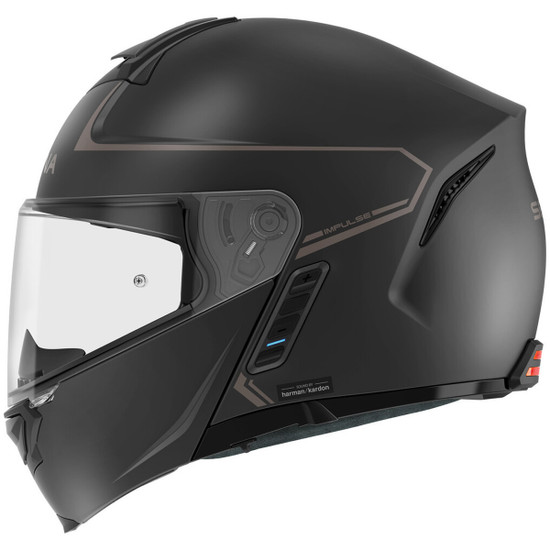 Sena Impulse Modular Helmet-Matte Black-Left-View