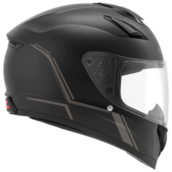 Sena Stryker Mesh Intercom Helmet-Matte Black-Side-View