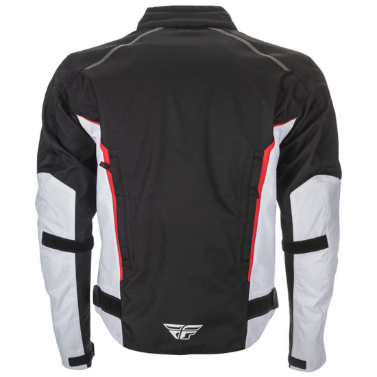 Fly Launch Jacket-Black/White-Back-View