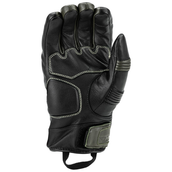 Fly Surveyor Gloves-Black/Green-Palm-View