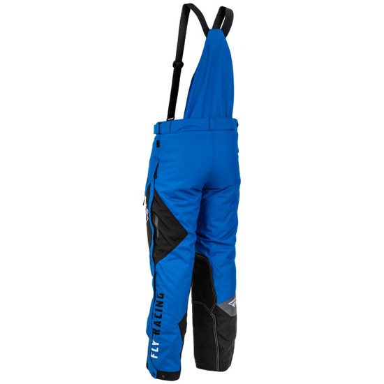 Fly SNX Pro Snow Bike Pants-Black/Blue-Back-View