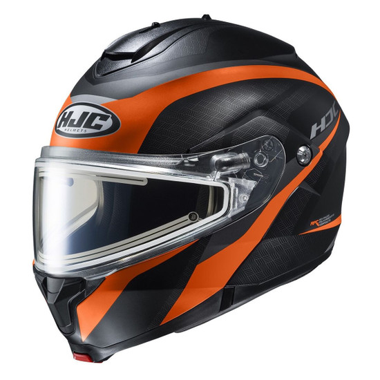 HJC C91SN Taly Electric Helmet - Black/Orange