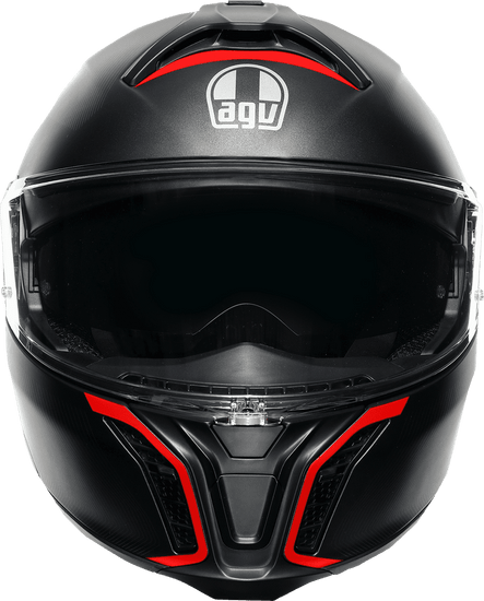 AGV-Tourmodular-Frequency-Helmet-Black-front