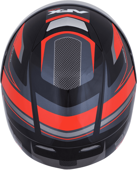 AFX-FX-99-Recurve-Motorcycle-Helmet-Black/Red-up-side-view