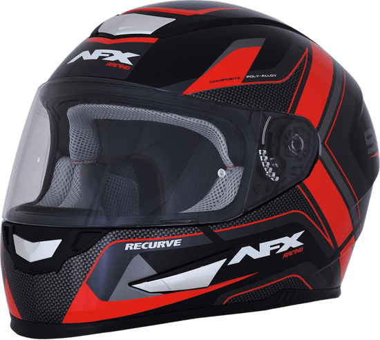 AFX-FX-99-Recurve-Motorcycle-Helmet-Black/Red-side-view
