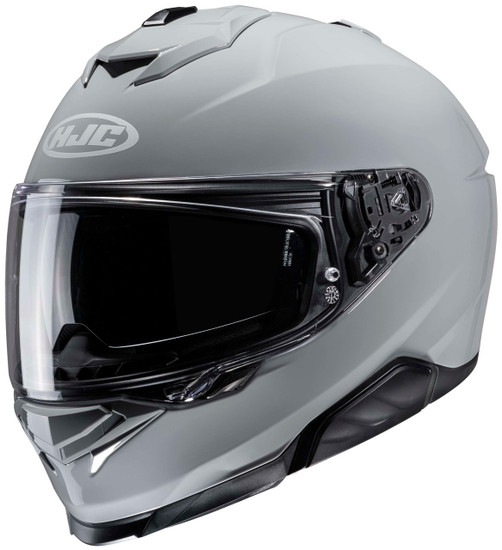 HJC-i71-Solid-Full-Face-Motorcycle-Helmet-Grey-Main