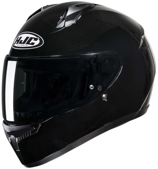 HJC-C10-Solid-Full-Face-Motorcycle-Helmet-Black-Main