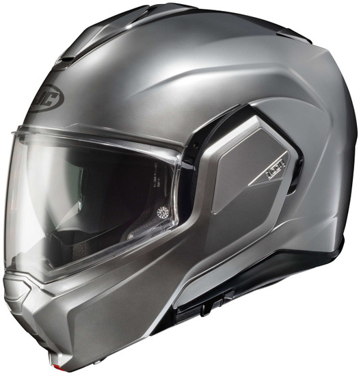 HJC-i100-Solid-Modular-Motorcycle-Helmet-Silver-Main