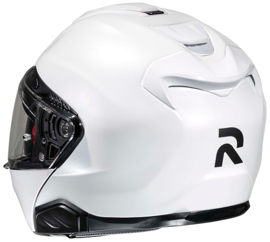 HJC-RPHA-91-Solid-Modular-Motorcycle-Helmet-White-Rear-Left-View