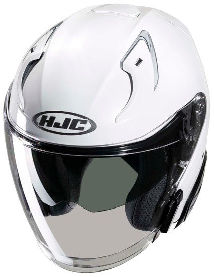 HJC-RPHA-31-Solid-Open-Face-Motorcycle-Helmet-White-Top-View