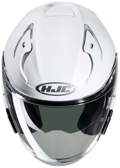 HJC-RPHA-31-Solid-Open-Face-Motorcycle-Helmet-White-Front-View
