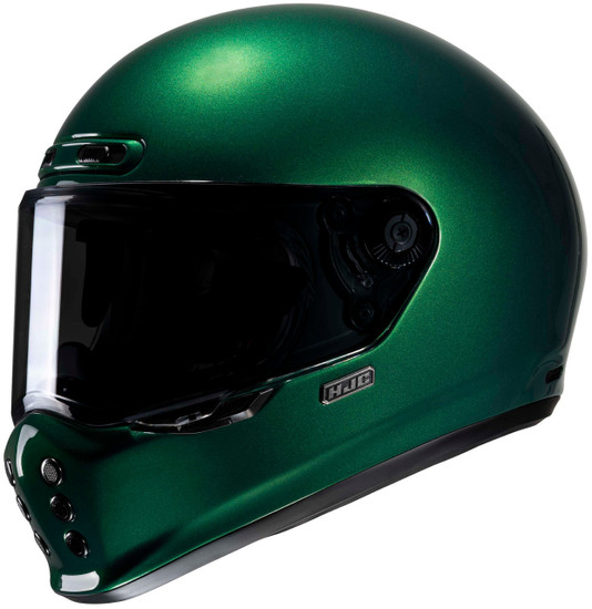 HJC-V10-Solid-Full-Face-Motorcycle-Helmet-Green-Main
