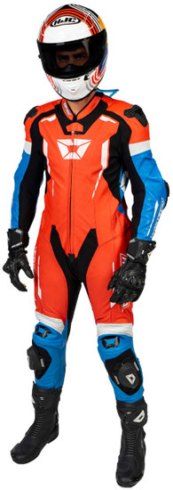 Cortech-Sector-Pro-Air-Motorcycle-Race-Suit-Red/Blue-Main
