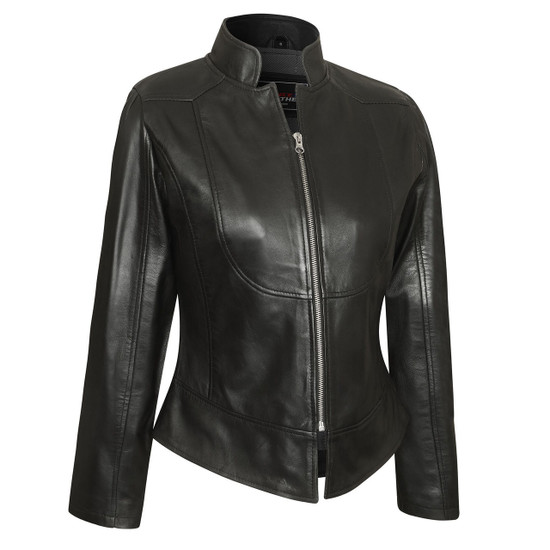 Vance-Leathers-VL650B-Ladies-Premium-Soft-Lightweight-Black-Fitted-Motorcycle-Leather-Jacket-Main