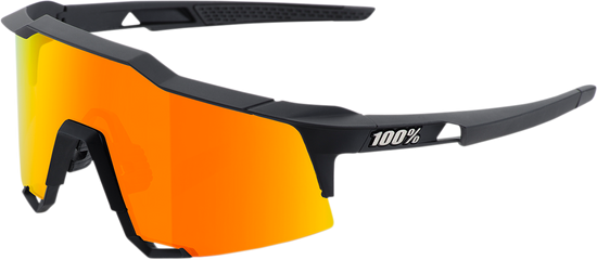 100%-Speedcraft-Performance-Motorcycle-Riding-Sunglasses-Black/Red-Main