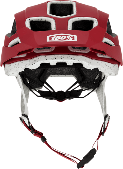 100%-Altec-CPSC/CE-MTB-Cycling-Helmet-Fidlock-Red-Front-View