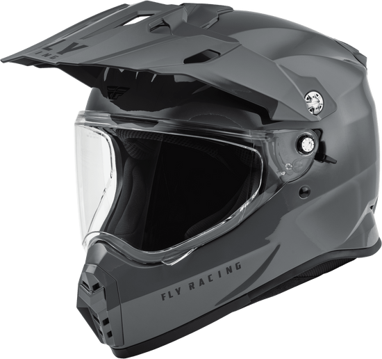 Fly-Racing-Trekker-Solid-Motorcycle-Helmet-Grey