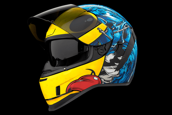 Icon-Airform-Mips-Brozak-Motorcycle-Helmet-Blue-open-vsior-view