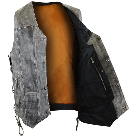 Jafrum-Distressed-Grey-Ten-Pocket-Cowhide-Leather-Vest-inner-view