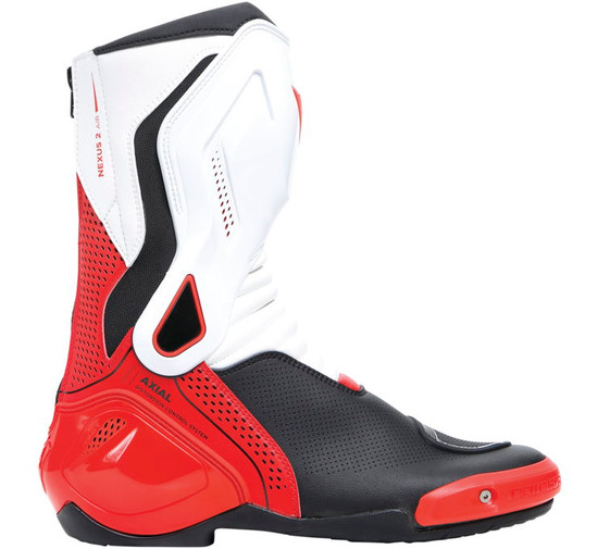 Dainese-Mens-Nexus-2-Air-Motorcycle-Boots-black-red-white-side-view