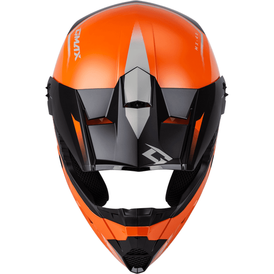 Gmax-MX-46-Compound-Off-Road-Motorcycle-Helmet-orange-black-top-view