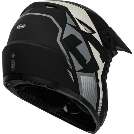 Gmax-Youth-MX-46-Compound-Off-Road-Motorcycle-Helmet-matte-black-grey-side-view