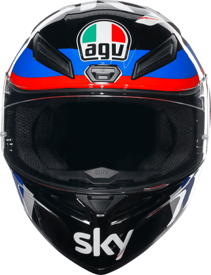 AGV-K1-S-VR46-Sky-Racing-Team-Full-Face-Motorcycle-Helmet-front-view