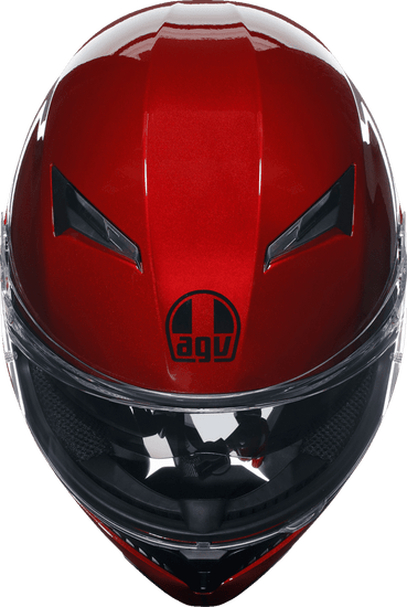 AGV-K3-Mono-Solid-Full-Face-Motorcycle-Helmet-red-top-view