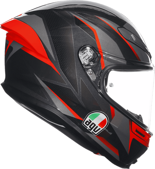 AGV-K6-S-Slashcut-Full-Face-Motorcycle-Helmet-black-grey-red-side-view