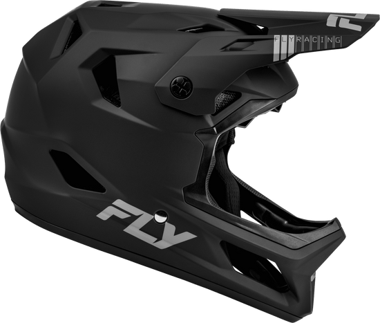Fly-Racing-Rayce-Soild-MTB-Mountain-Bike-Helmet-matte-black-side-view