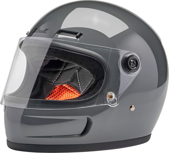 Biltwell-Gringo-SV-Solid-Full-Face-Motorcycle-Helmet-Gloss Storm Grey-Main