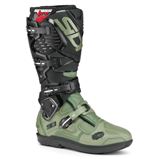 Sidi-Crossfire-3-SRS-Motorcycle-Offroad-Boots-Army-Black-Main