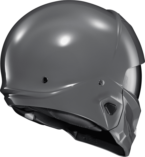 Scorpion-EXO-Covert-2-Solid-Open-Face-Motorcycle-Helmet-grey-back-side-view