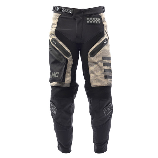 Fasthouse-Off-Road-Sand-Cat-Pants-Black-brown-front-view