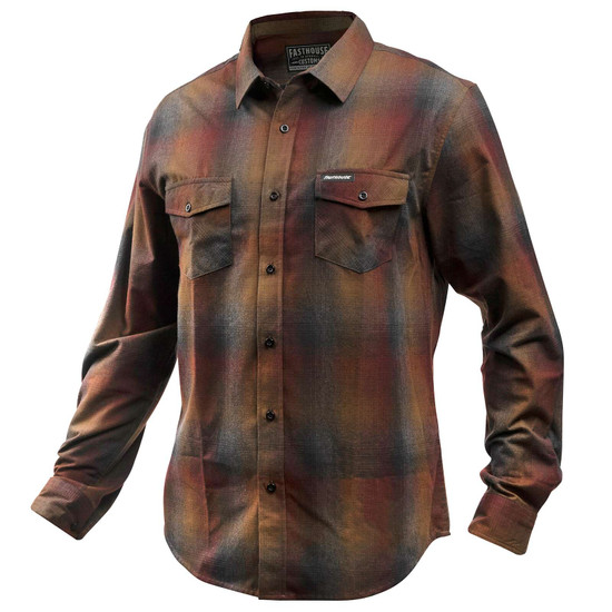 Fasthouse-Saturday-Night-Special-Flannel-Shirt-Beige-autumn-main