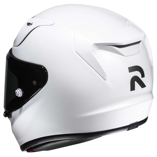 HJC-RPHA-12-Solid-Full-Face-Motorcycle-Helmet-White-rear-view