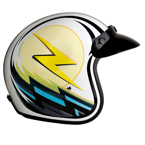 Daytona-Cruiser-Lightning-Open-Face-Motorcycle-Helmet-side-view