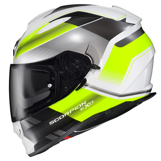Scorpion-EXO-Ryzer-Edge-Full-Face-Motorcycle-Helmet-Hi-Viz-Dark-smoke-shield