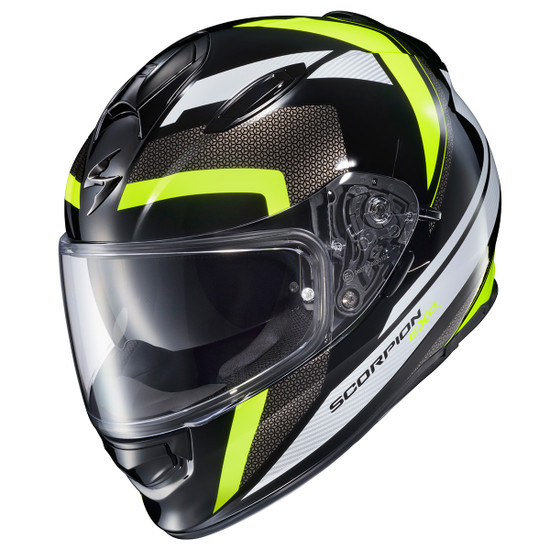 Scorpion-EXO-Ryzer-Evolution-Full-Face-Motorcycle-Helmet-Hi-Viz-side-view
