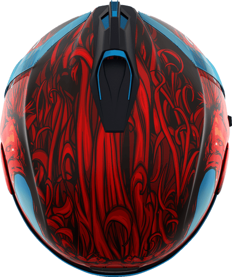 Icon-Airform-Mips-Manik'RR-Red-Full-Face-Motorcycle-Helmet-top-view