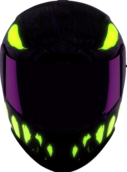 Icon-Airform-Mips-Manik'RR-Purple-Full-Face-Motorcycle-Helmet-front-night-view